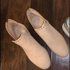 Vince Camuto Prafinta Nude Morocco Ankle Boots-7.5
